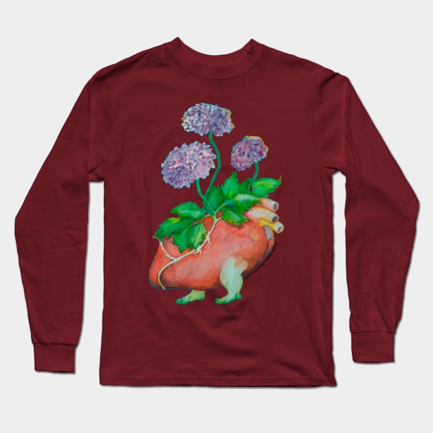 Wild at Heart Long Sleeve T-Shirt by AllegoricalArt